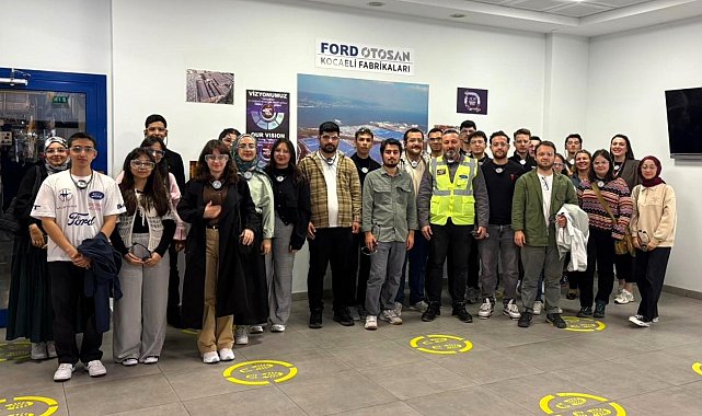 Öğrenciler otomotiv üretimini yerinde gözlemledi