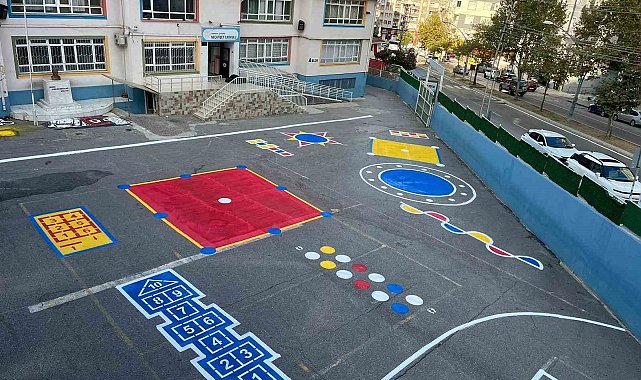 Okul bahçeleri güzelleşiyor