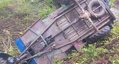 Ordu'da patpat devrildi: 1 ölü