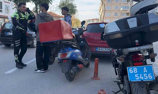 Plakasız, kasksız ve ehliyetsiz sürücüye 35 bin 239 lira ceza
