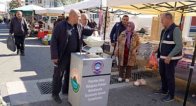 Samsun'da semt pazarlarına belediye tartısı