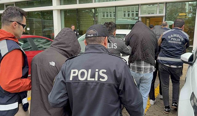 Samsun'da uyuşturucu ticaretinden 6 kişi tutuklandı