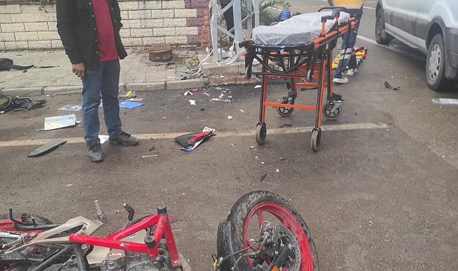 Servisle çarpışan motosikletteki 16 yaşındaki çocuk öldü