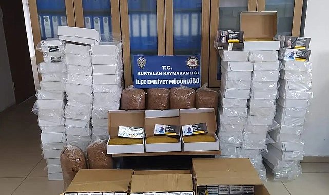 Siirt'te 140 kilo tütün ve 30 bin makaron ele geçirildi