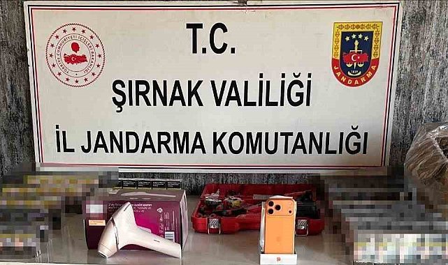 Şırnak'ta jandarmadan kaçakçılık operasyonu: 3 tutuklama