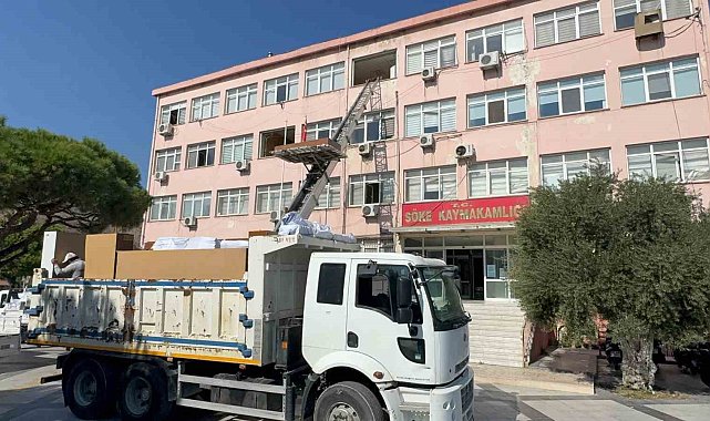 Söke Hükümet Konağı'nda taşınma süreci başladı