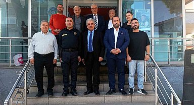 Sökeli gazeteciler, Emniyet Müdürü Çetinkaya ile görüştü