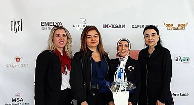 SUBÜ öğrencisi Bursa Fashion Week'te üçüncülük elde etti