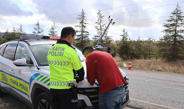 Tamir için getirilen araçla kaza yapan çırak yaralandı