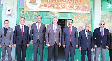 TMO Genel Müdürü Güldal, Malazgirt'te incelemelerde bulundu