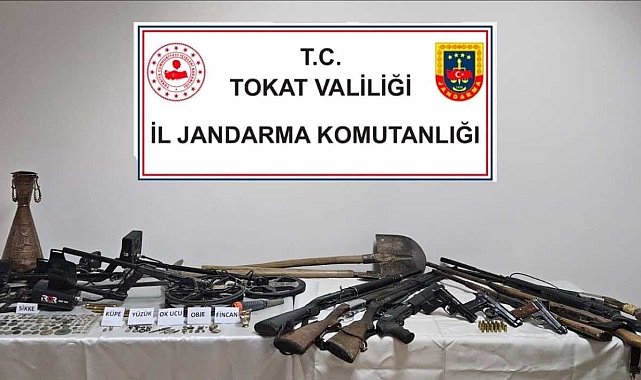 Tokat'ta tarihi eser kaçakçısı suçüstü yakalandı