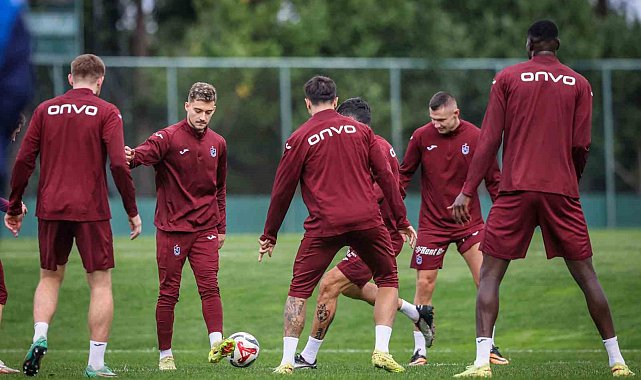 Trabzonspor, Galatasaray maçı hazırlıklarını sürdürdü