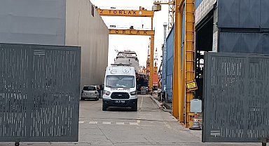 Tuzla tersanesinde patlama: 1 işçi hayatını kaybetti