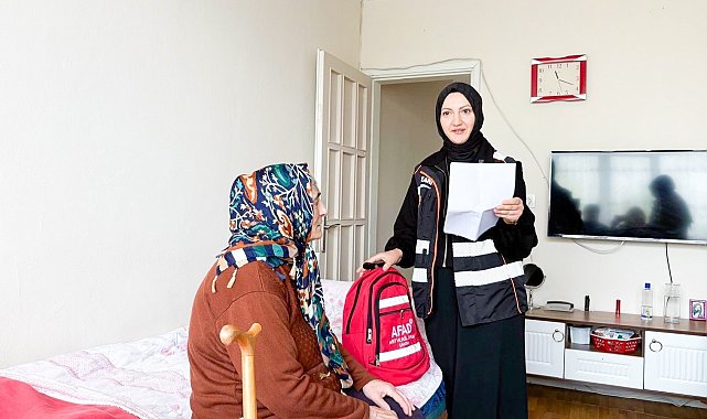 Ümraniye Belediyesi'nden yaşlılara yönelik "Evimde Güvendeyim" projesi