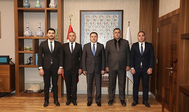 Vali Musa Işın, Asayiş Şube Müdürlüğü ekibini kabul etti