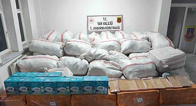 Van'da 4 buçuk milyon TL değerinde kaçak eşya ve malzeme ele geçirildi