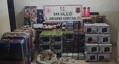 Van'da gümrük kaçağı malzeme ele geçirildi