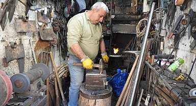 28 yıllık demirci ustasının meslek sevdası