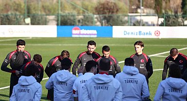 A Milli Futbol Takımı, İspanya maçı hazırlıklarına başladı