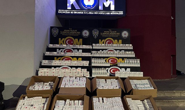 Adana'da kaçak ilaç operasyonu