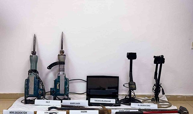 Adıyaman'da kaçak kazı operasyonu: 3 gözaltı