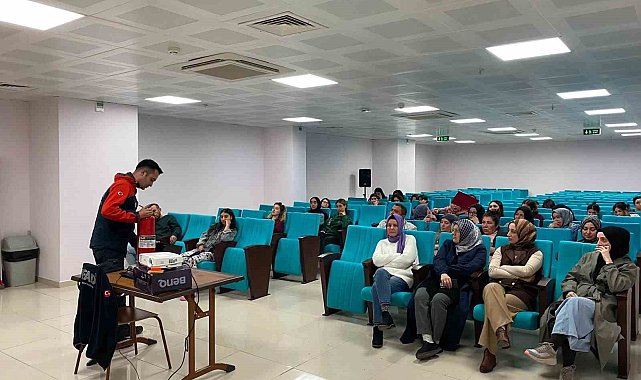 AFAD'dan öğrenci yurdunda tatbikat