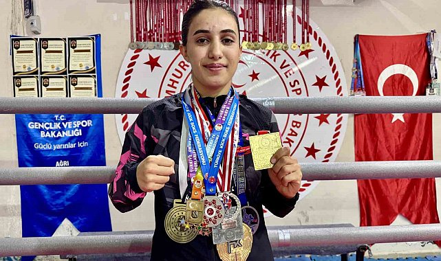Ağrı'nın tek kadın kickboksçusu Sibel Oruç, Türkiye ve dünya şampiyonluklarıyla genç kızlara ilham veriyor