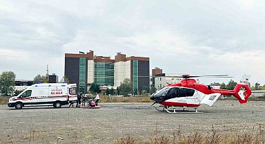 Ambulans helikopter kalp pili ihtiyacı olan hastaya umut oldu