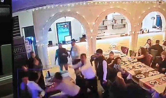 Ankara'da eğlence mekanına silahlı saldırının görüntüleri güvenlik kamerasına yansıdı