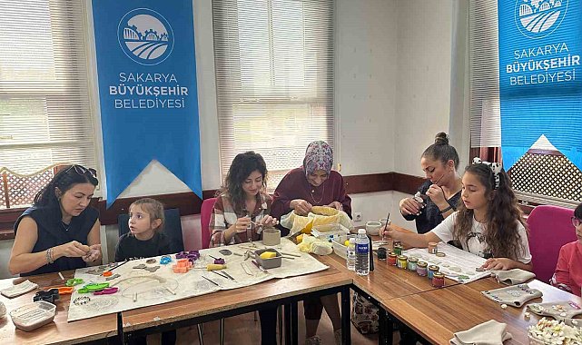 Ara tatil anne-çocuk atölyeleriyle renklendi