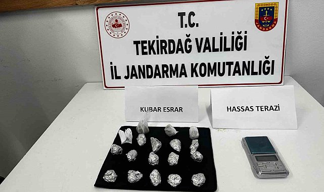 Aranma kaydı bulunan şahsın evinde uyuşturucu madde ele geçirildi