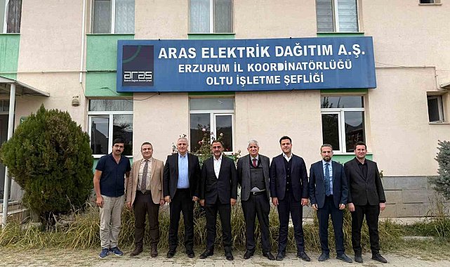 Aras EDAŞ üst yönetimi saha ziyaretlerinde