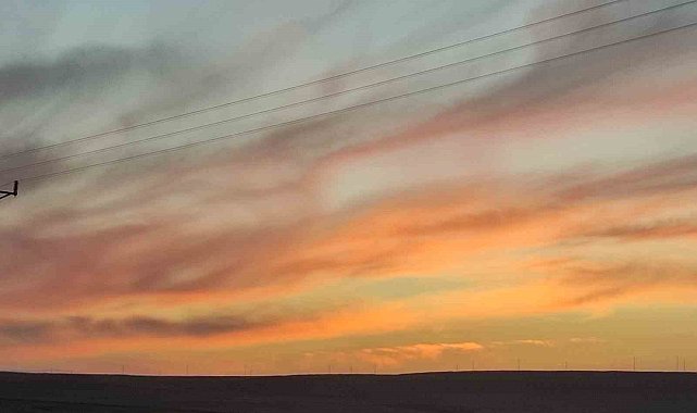 Ardahan'da gün doğumu mest etti