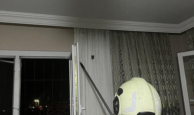 ARsuz'da eve giren yarasayı itfaiye yakaladı