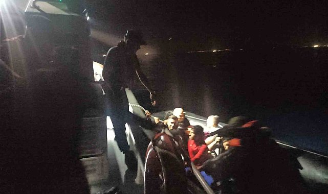 Aydın açıklarında 25 düzensiz göçmen yakalandı