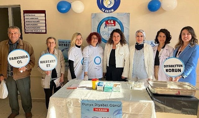 Aydın Devlet Hastanesi'nde vatandaşlar diyabete karşı bilgilendirildi