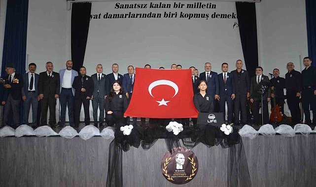 Bafra'da 10 Kasım Atatürk'ü Anma Töreni