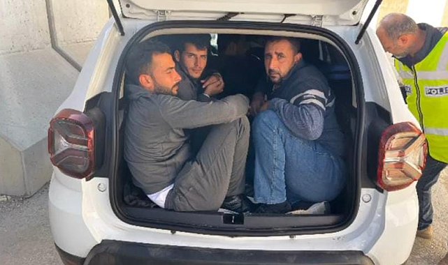 Bagajı bile göçmenlerle dolduran 3 organizatör tutuklandı