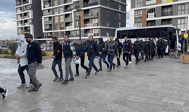 Bahis operasyonunda gözaltına alınan 13 şüpheli adliyeye sevk edildi