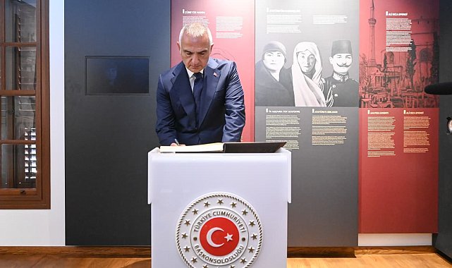 Bakan Ersoy: "Gerçekleştirdiğimiz çalışmalar, Atatürk'ün aziz hatırasına duyduğumuz saygının bir nişanesidir"