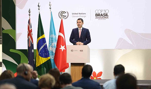 Bakan Kurum: "Türkiye, taraflar konferansına başkanlık edecek ve COP31'de ev sahipliği yapacak"