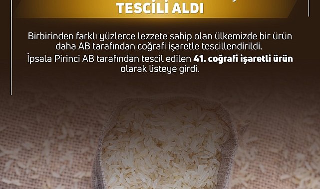 Bakan Yumaklı: "Tescilli ürün sayımız 42'ye yükseldi"