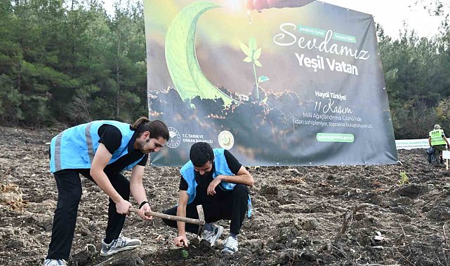 Balıkesir'de gençler 'Yeşil Vatan' için buluştu