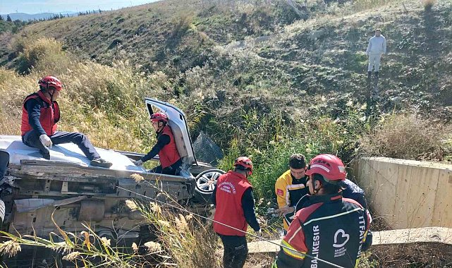 Balıkesir'de trafik kazası: 1 yaralı