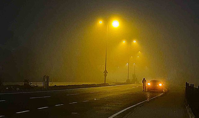 Bartın'da yoğun sis