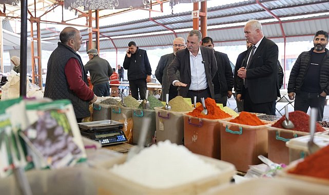 Başkan Balaban Laleli'de pazarcılarla buluştu