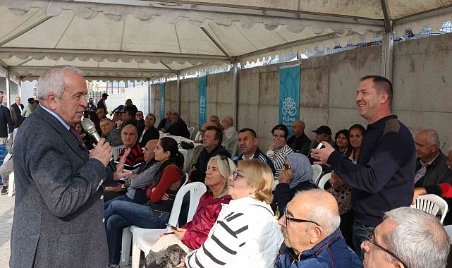 Başkan Şadi Özdemir, vatandaşların sorun ve taleplerini mahallesinde dinledi