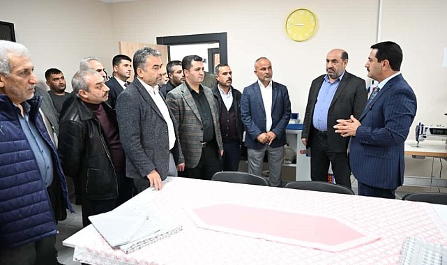 Başkan Taşkın, tamamlanan projeleri teşkilatla inceledi