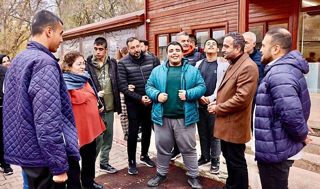 Başkan Ulutaş özel öğrencileri ağırladı