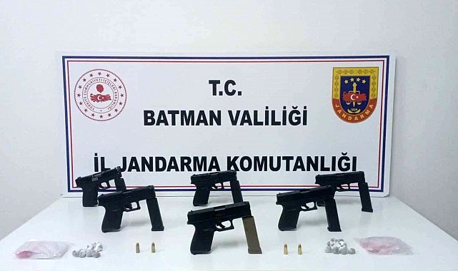 Batman'da kaçak silah operasyonu: 6 tutuklama